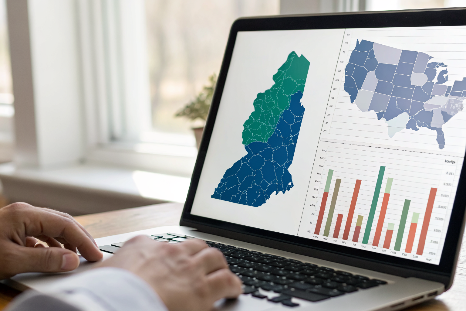 Comparative chart of NJ and neighboring states' septic regulations on screen.